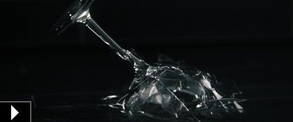 BREAKING WINEGLASS