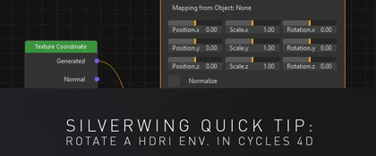 ROTATE A HDRI IN CYCLES 4D